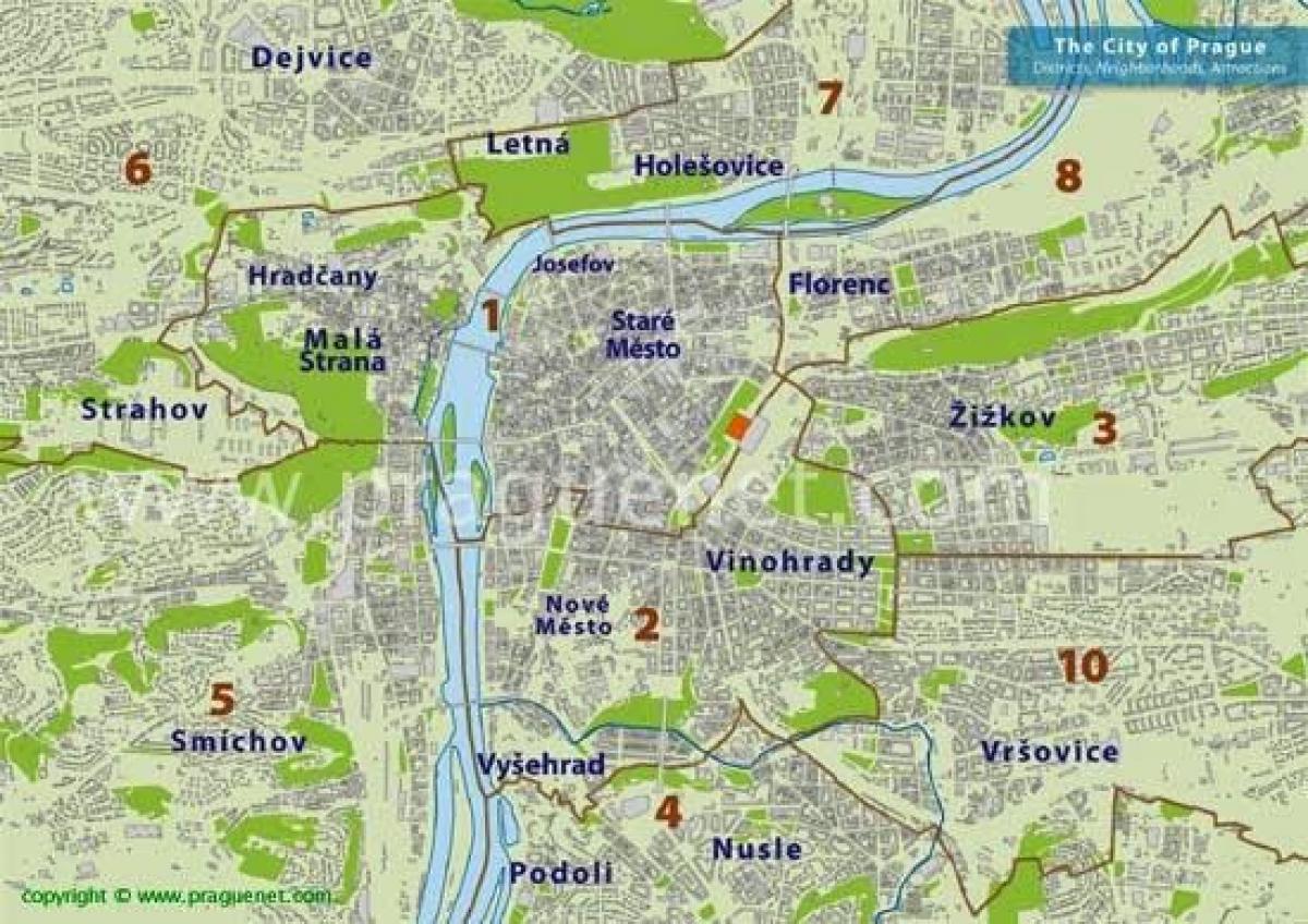 Prag Karte