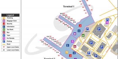 Karte von vaclav-havel-Flughafen