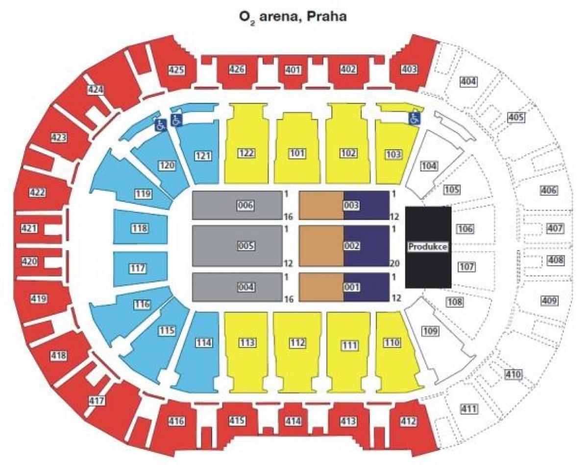 O2 Arena Prag Karte 