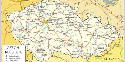 Praha Tschechische Republik Karte