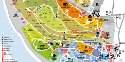 Zoo praha Landkarte